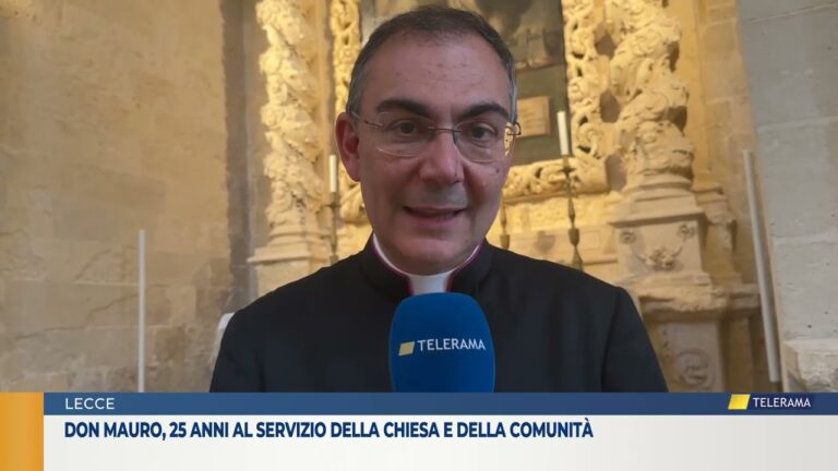 Don Mauro, 25 anni al servizio della Chiesa e della comunità