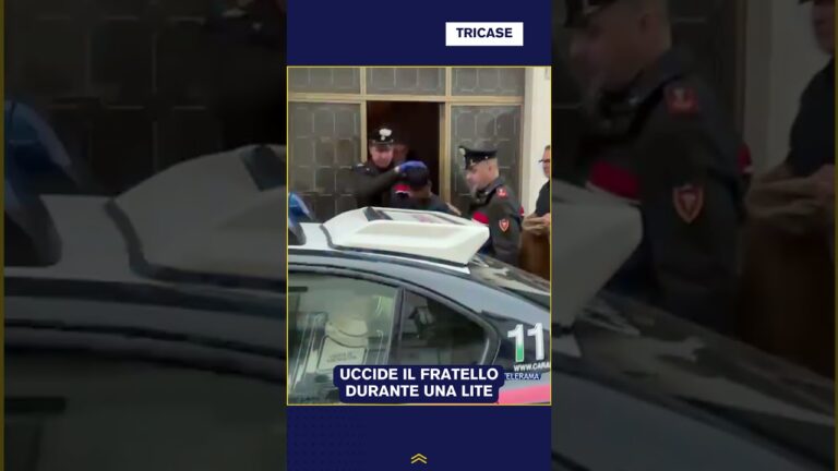 TRICASE, UCCIDE IL FRATELLO DURANTE UNA LITE