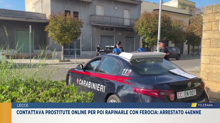 Contattava prostitute online per poi rapinarle con ferocia: arrestato 44enne