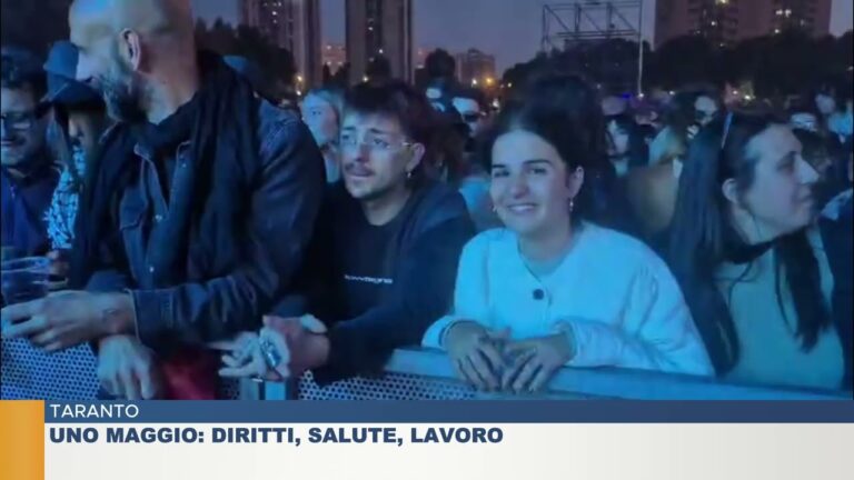 TARANTO.  UNO MAGGIO: DIRITTI, SALUTE, LAVORO