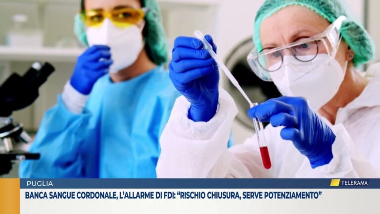 Banca sangue cordonale, l’allarme di FdI: “Rischio chiusura, serve potenziamento”