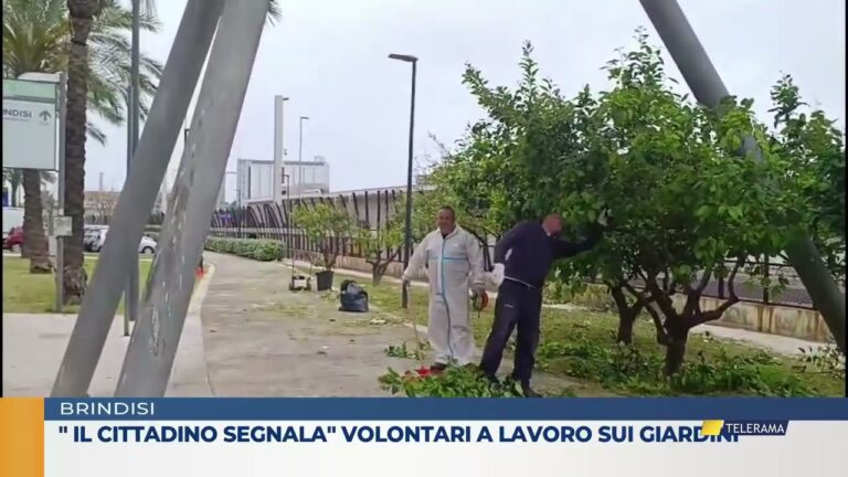 “Il cittadino segnala” volontari a lavoro sui giardini