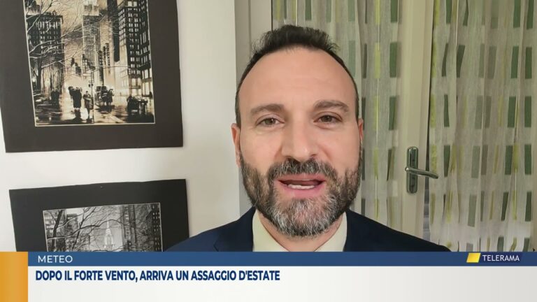 Dopo il forte vento, arriva un assaggio d’estate