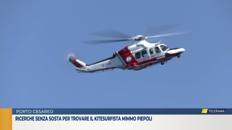 Ricerche senza sosta per trovare il kitesurfista Mimmo Piepoli