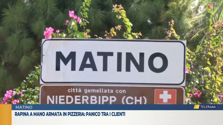 rapina a mano armata in pizzeria: panico tra i clienti