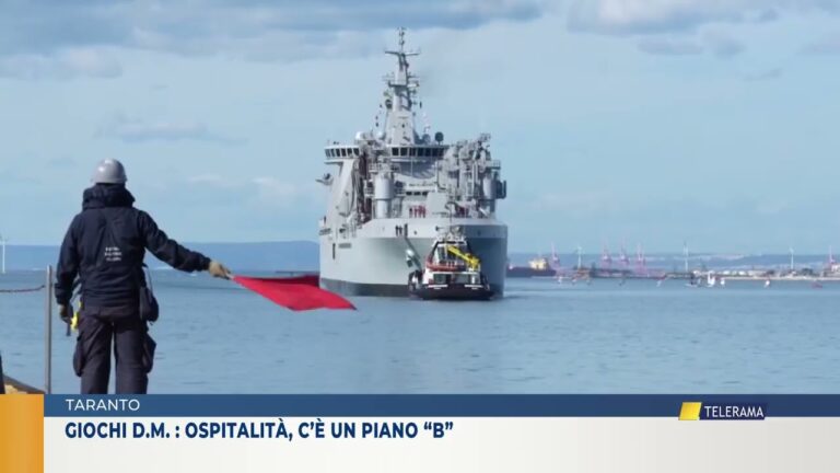 TARANTO Giochi d.m. : ospitalità, c’è un piano “b”