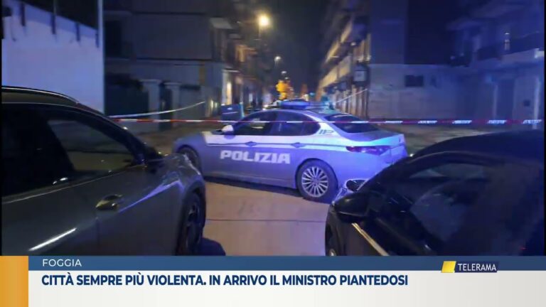 Città sempre più violenta  In arrivo il Ministro Piantedosi
