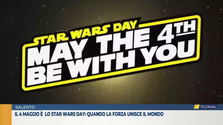 Il 4 maggio è  lo Star Wars Day: quando la forza unisce il mondo