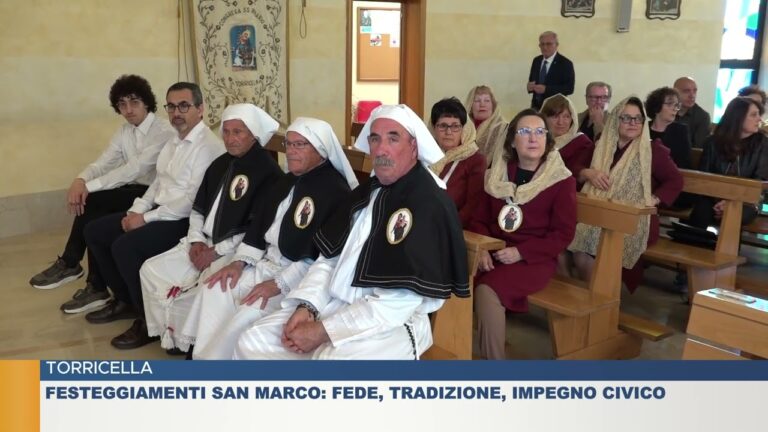 TORRICELLA.  FESTEGGIAMENTI SAN MARCO: FEDE, TRADIZIONE, IMPEGNO CIVICO