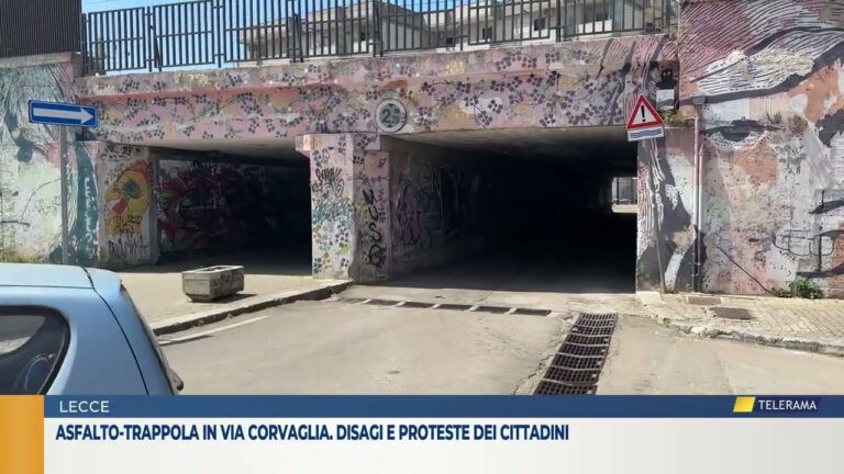 Asfalto-trappola in via Corvaglia. Disagi e proteste dei cittadini