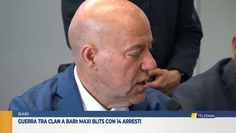 BARI guerra tra clan : maxi blitz con 14 arresti