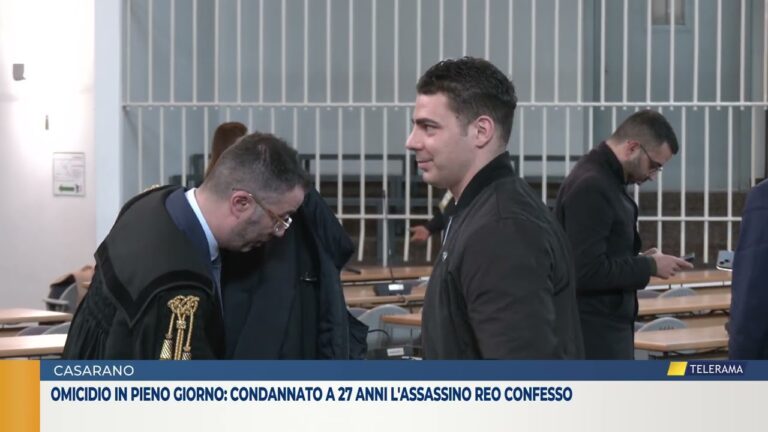 Omicidio in pieno giorno: condannato a 27 anni l’assassino reo confesso
