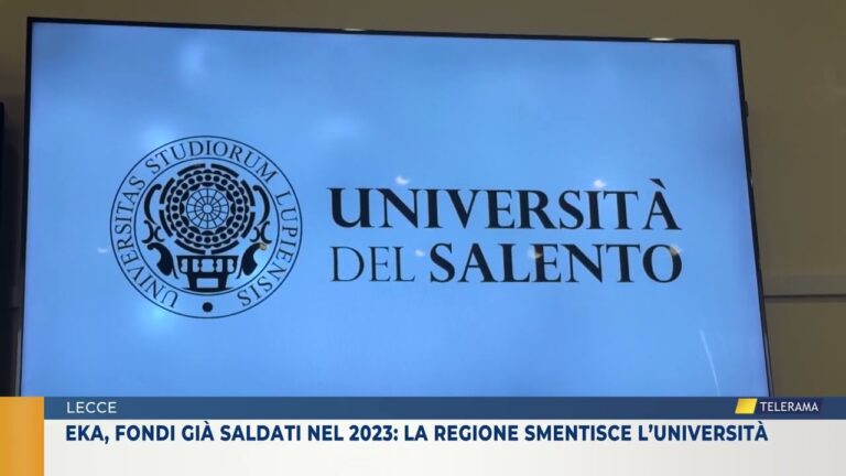 Eka, fondi già saldati nel 2023: la Regione smentisce l’Università