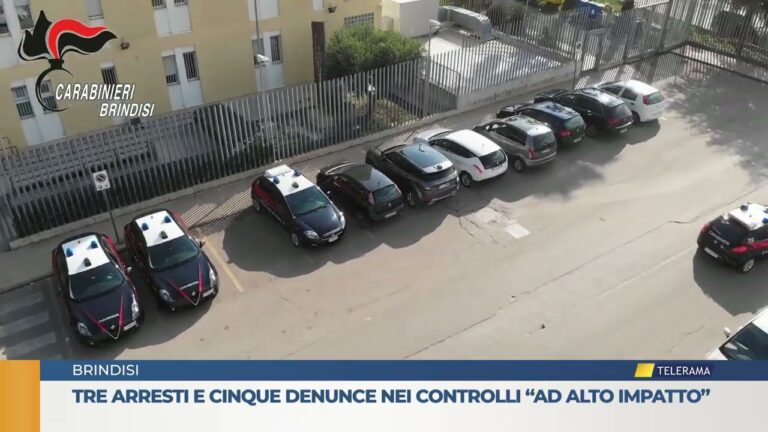 Tre arresti e cinque denunce nei controlli “ad alto impatto”