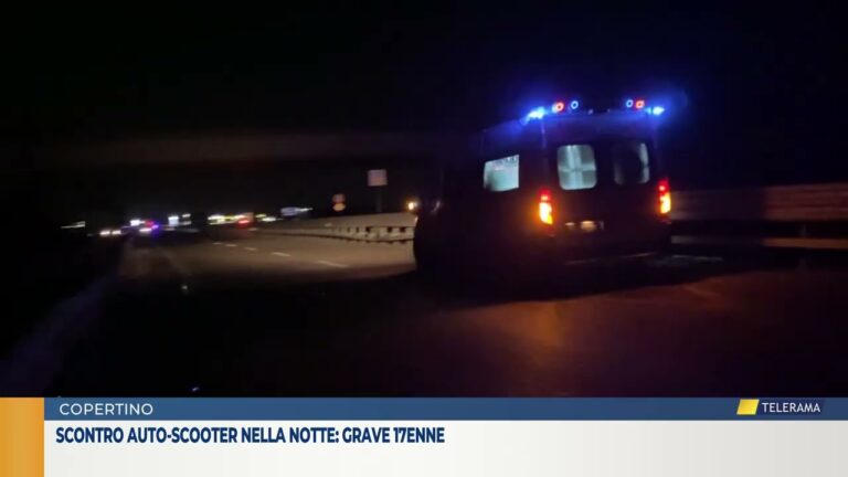Scontro auto-scooter nella notte: grave 17enne