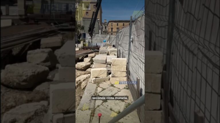 Lecce, dagli scavi di Via Albino una nuova conta muraria medievale.