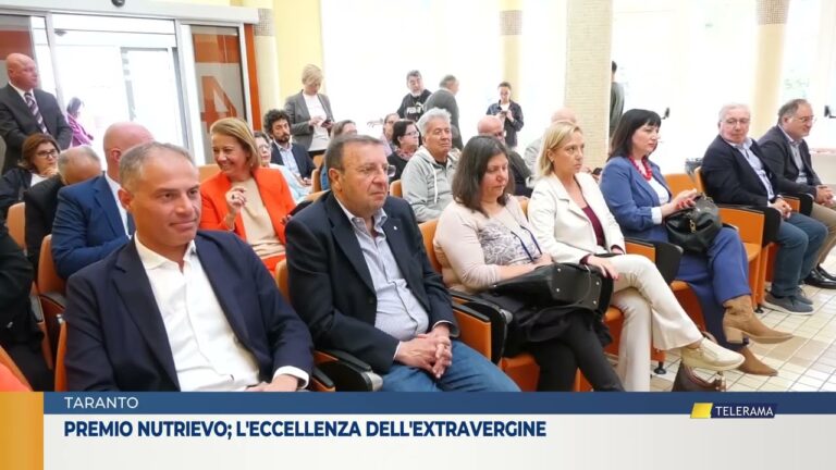 Taranto, Premio Nutrievo, l’eccellenza dell’extravergine