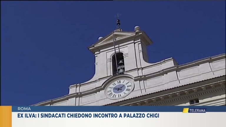 ex ilva, i sindacati chiedono incontro a palazzo chigi