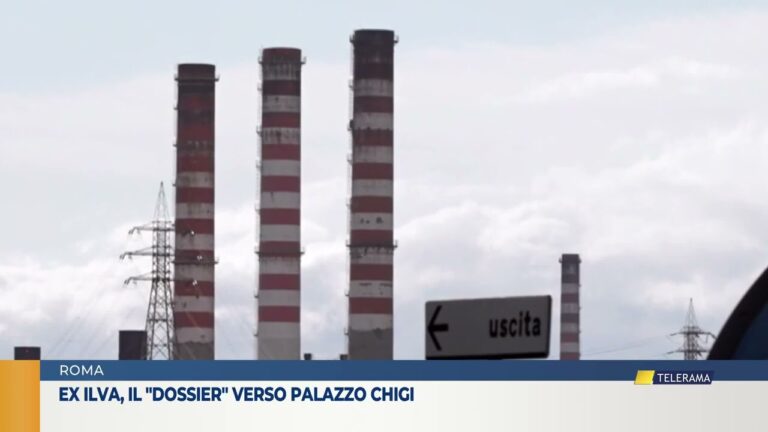 Roma, ex Ilva: il ”dossier” verso Palazzo Chigi