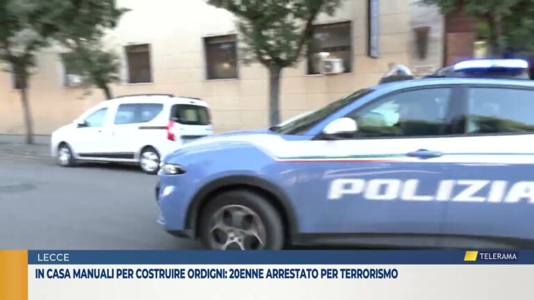 In casa manuali per costruire ordigni: 20enne arrestato per terrorismo