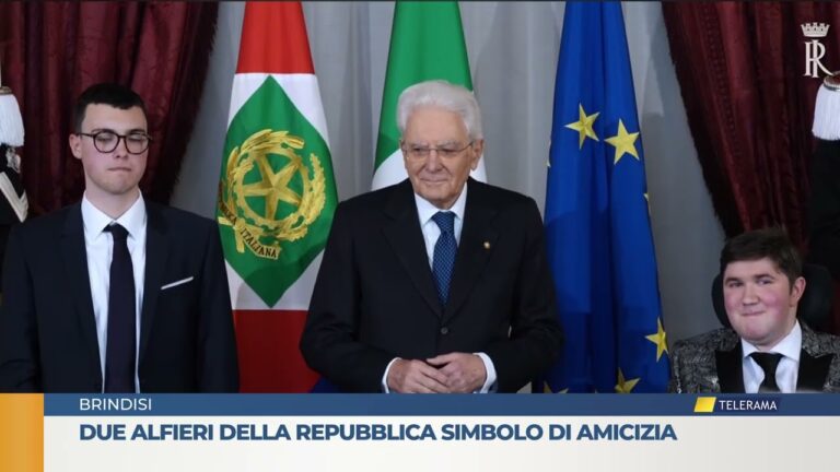 Due alfieri della repubblica simbolo di amicizia
