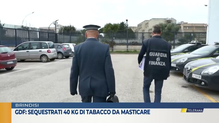 Sequestrati dalla Guardia di Finanza 40 kg di tabacco da masticare