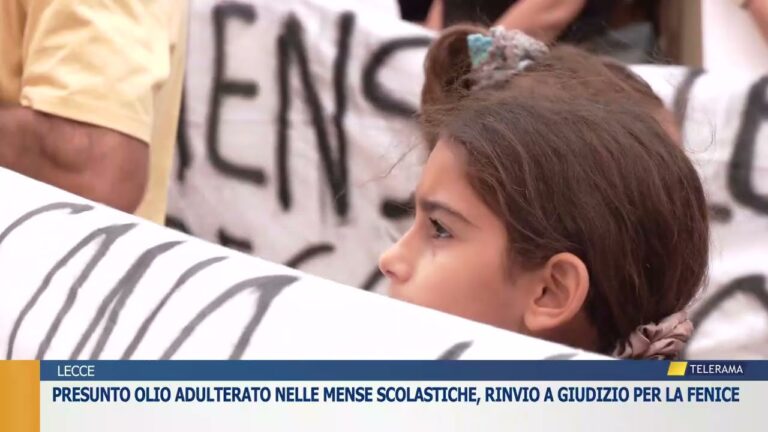 Presunto olio adulterato nelle mense scolastiche, rinvio a giudizio per La Fenice