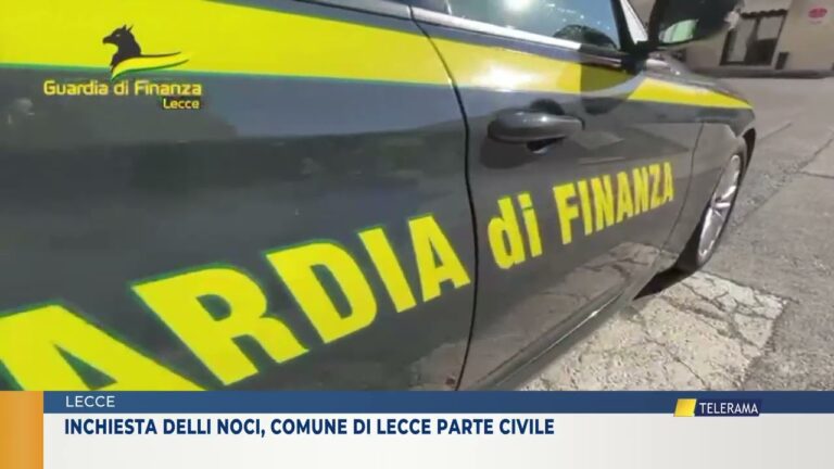 inchiesta delli noci, comune di lecce parte civile