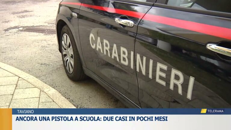 Taviano, ancora una pistola a scuola: due casi in pochi mesi