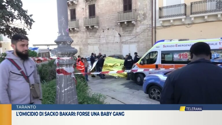 TARANTO L’omicidio di Sacko Bakari forse una baby gang