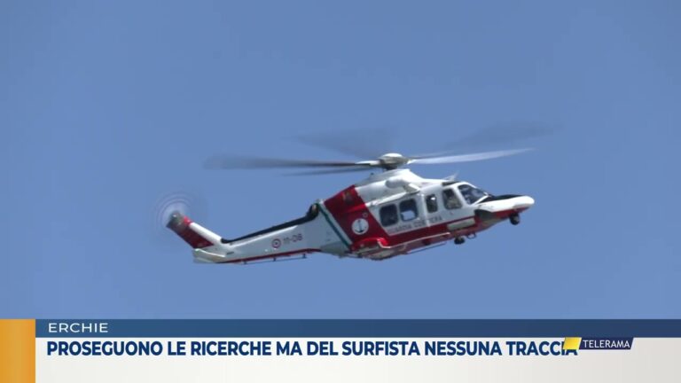 Proseguono le ricerche ma del  surfista nessuna traccia