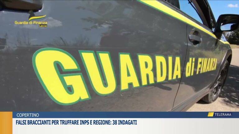 Falsi braccianti per truffare INPS e Regione: 38 indagati