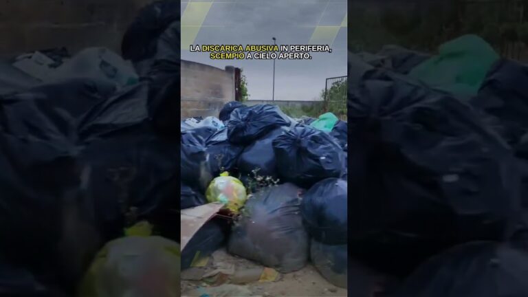 Discarica abusiva sulla provinciale Lecce – Leverano.
