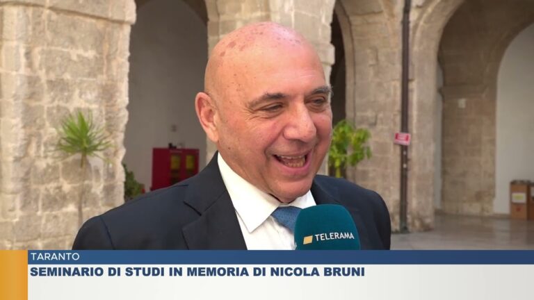 TARANTO.  SEMINARIO DI STUDI IN MEMORIA DI NICOLA BRUNI