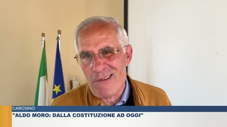 TARANTO.  “ALDO MORO: DALLA COSTITUZIONE AD OGGI”