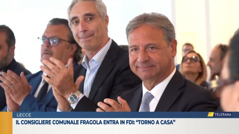Il consigliere comunale Fragola entra in FdI: “torno a casa”