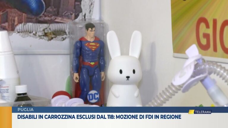 Disabili in carrozzina esclusi dal 118: mozione di FdI in Regione