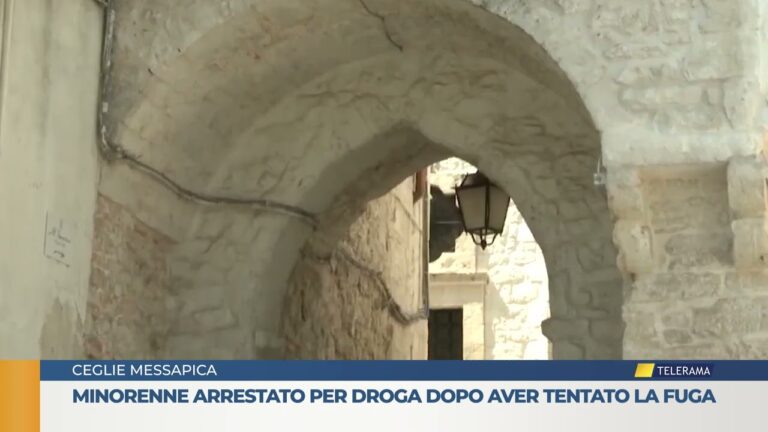 Minorenne arrestato per droga dopo aver tentato la fuga