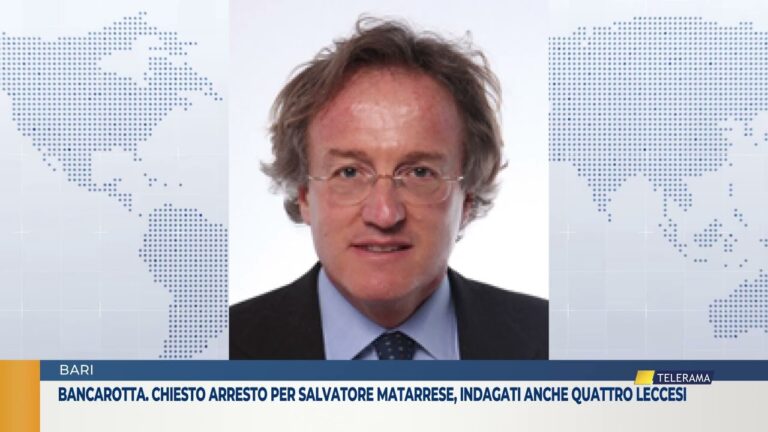 Bancarotta fraudolenta: anche due leccesi nell’inchiesta sulla Matarrese srl