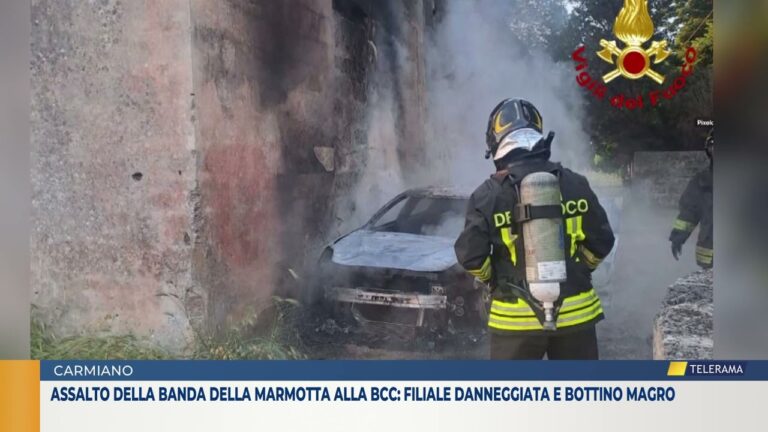 Assalto della banda della marmotta alla BCC: filiale danneggiata e bottino magro
