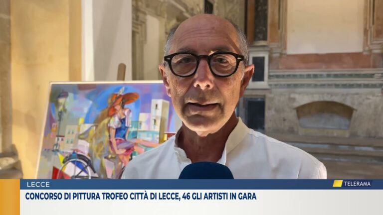Concorso di pittura Trofeo Città di Lecce, 46 gli artisti in gara