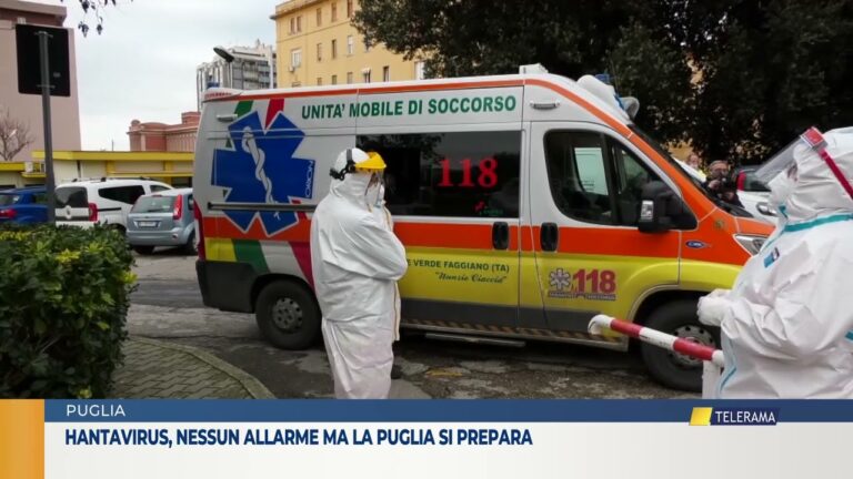 hantavirus, nessun allarme ma la puglia si prepara