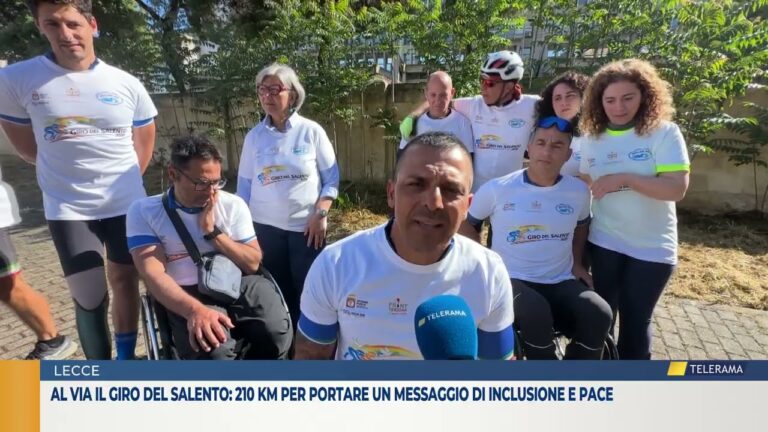 Al via il Giro del Salento: 210 km per portare un messaggio di inclusione e pace