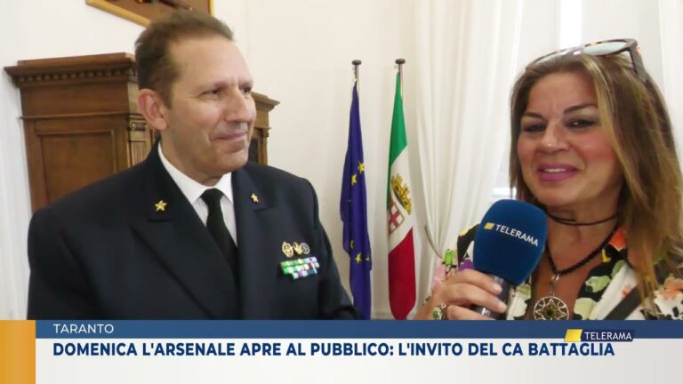 TARANTO. DOMENICA L’ARSENALE APRE AL PUBBLICO: L’INVITO DEL CA BATTAGLIA