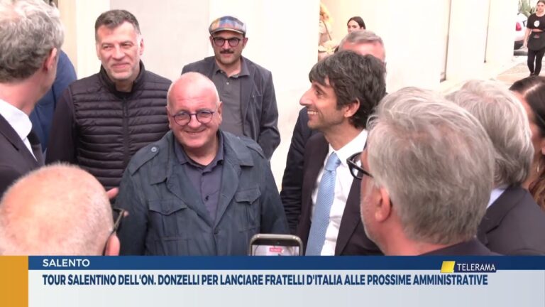 Tour salentino dell’on  Donzelli per lanciare Fratelli d’Italia alle prossime amministrative