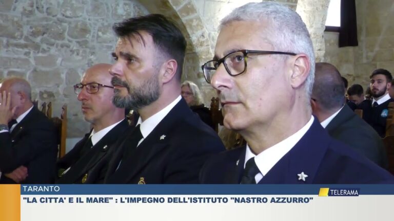 TARANTO, a citta’ e il mare : l’impegno dell’iastituto “nastro azzurro”