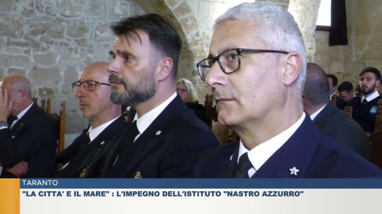 TARANTO.  “LA CITTA’ E IL MARE” : L’IMPEGNO DELL’ISTITUTO “NASTRO AZZURRO”