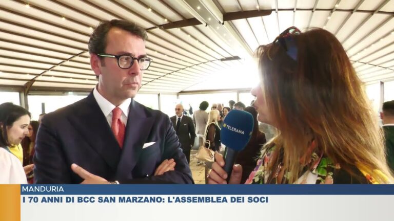 MANDURIA.  I 70 ANNI DI BCC SAN MARZANO: L’ASSEMBLEA DEI SOCI