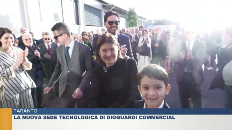 TARANTO.  LA NUOVA SEDE TECNOLOGICA DI DIOGUARDI COMMERCIAL