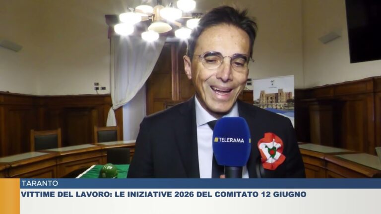 TARANTO.  VITTIME DEL LAVORO: LE INIZIATIVE 2026 DEL COMITATO 12 GIUGNO